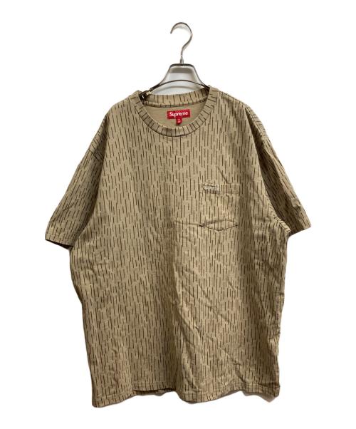 SUPREME（シュプリーム）Supreme (シュプリーム) 24FW S/S Pocket Tee Tan Raindrop camo ベージュ サイズ:XXLの古着・服飾アイテム