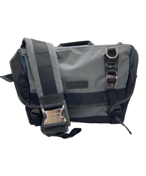 master-piece（マスターピース）master-piece (マスターピース) Potential メッセンジャーバッグ ブラック×グレーの古着・服飾アイテム