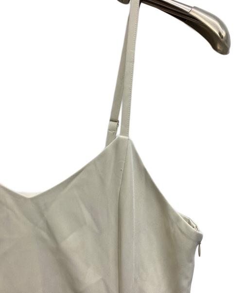 anuans（アニュアンス）anuans (アニュアンス) レイヤードアシメフレアキャミワンピース ベージュ サイズ:Freeの古着・服飾アイテム