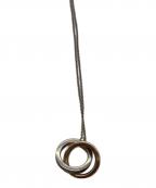 TIFFANY & Co.ティファニー）の古着「1937 インターロッキング シルバーネックレス」｜シルバー