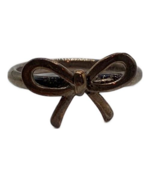 TIFFANY & Co.（ティファニー アンド コー）Tiffany & Co. (ティファニー) リボンモチーフ リング シルバー サイズ:11号の古着・服飾アイテム