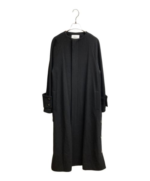 UN3D.（アンスリード）UN3D. (アンスリード) NO COLLAR CUFFS COAT ブラック サイズ:38の古着・服飾アイテム