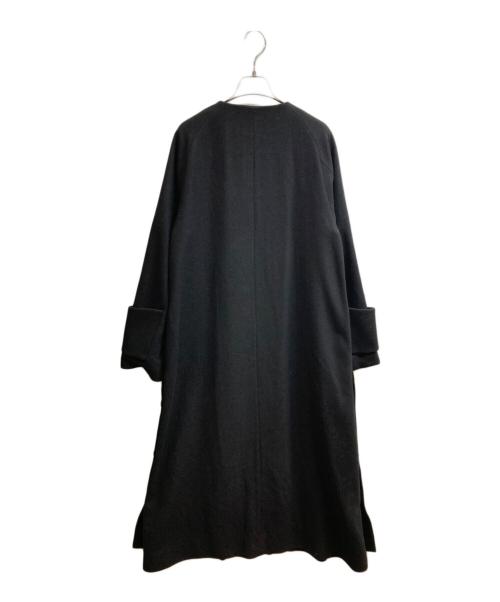 UN3D.（アンスリード）UN3D. (アンスリード) NO COLLAR CUFFS COAT ブラック サイズ:38の古着・服飾アイテム