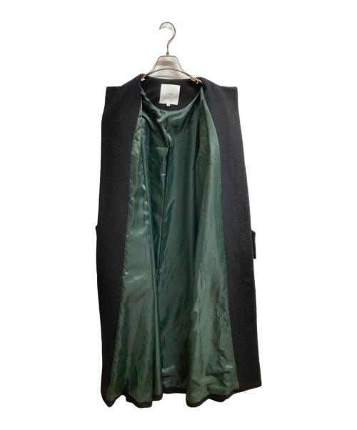 UN3D.（アンスリード）UN3D. (アンスリード) NO COLLAR CUFFS COAT ブラック サイズ:38の古着・服飾アイテム