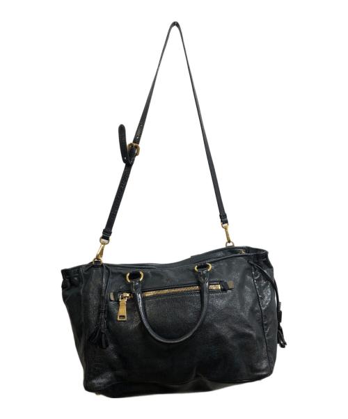 PRADA（プラダ）PRADA (プラダ) 2WAYバッグ ブラックの古着・服飾アイテム