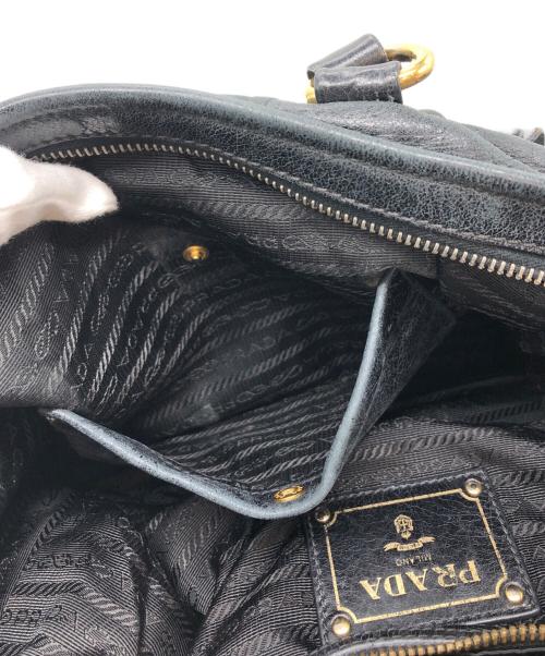 PRADA（プラダ）PRADA (プラダ) 2WAYバッグ ブラックの古着・服飾アイテム