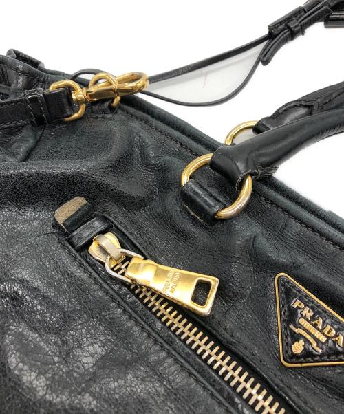 PRADA（プラダ）PRADA (プラダ) 2WAYバッグ ブラックの古着・服飾アイテム