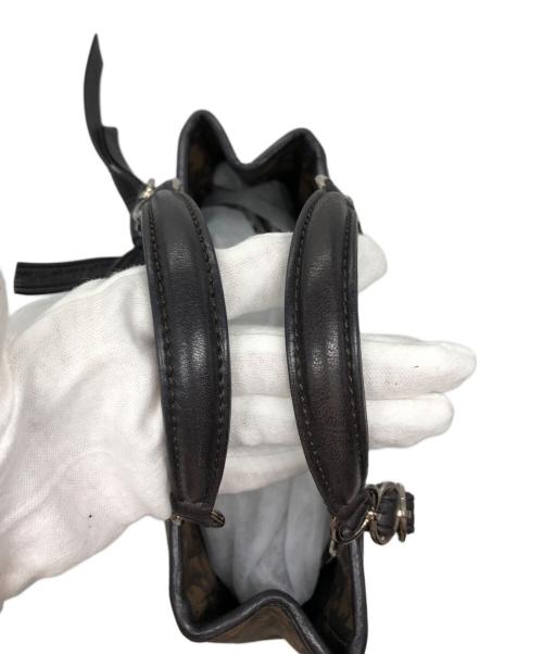 Christian Dior（クリスチャン ディオール）Christian Dior (クリスチャン ディオール) ロマンティックハンドバッグ ブラウンの古着・服飾アイテム