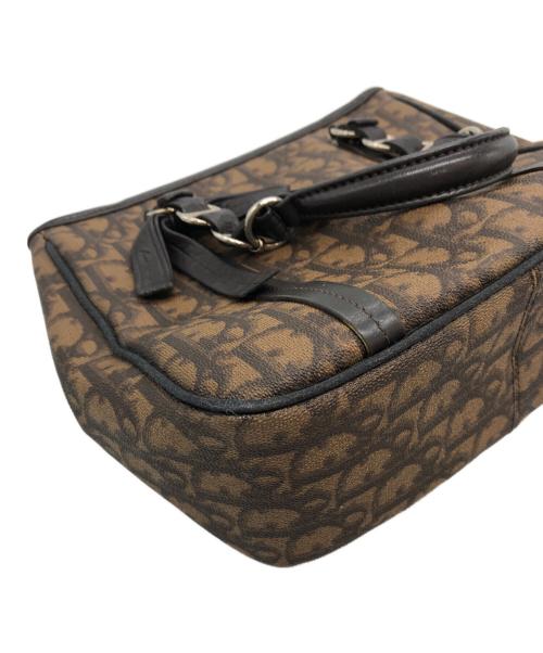 Christian Dior（クリスチャン ディオール）Christian Dior (クリスチャン ディオール) ロマンティックハンドバッグ ブラウンの古着・服飾アイテム