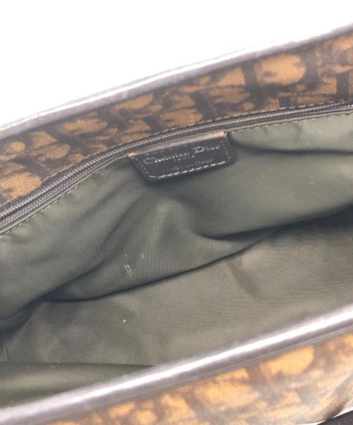 Christian Dior（クリスチャン ディオール）Christian Dior (クリスチャン ディオール) ロマンティックハンドバッグ ブラウンの古着・服飾アイテム
