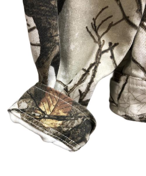 stussy（ステューシー）stussy (ステューシー) Zip Work Jacket Realtree ホワイト サイズ:Sの古着・服飾アイテム