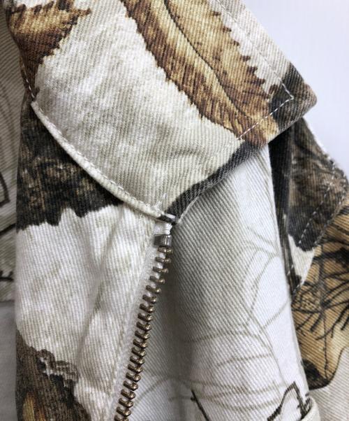 stussy（ステューシー）stussy (ステューシー) Zip Work Jacket Realtree ホワイト サイズ:Sの古着・服飾アイテム