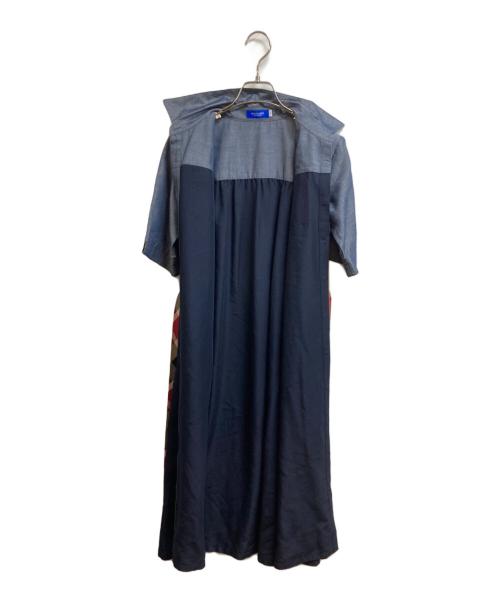 BLUE LABEL CRESTBRIDGE（ブルーレーベルクレストブリッジ）BLUE LABEL CRESTBRIDGE (ブルーレーベルクレストブリッジ) ライトドライ ダンガリーシャツドレス ネイビー サイズ:36の古着・服飾アイテム