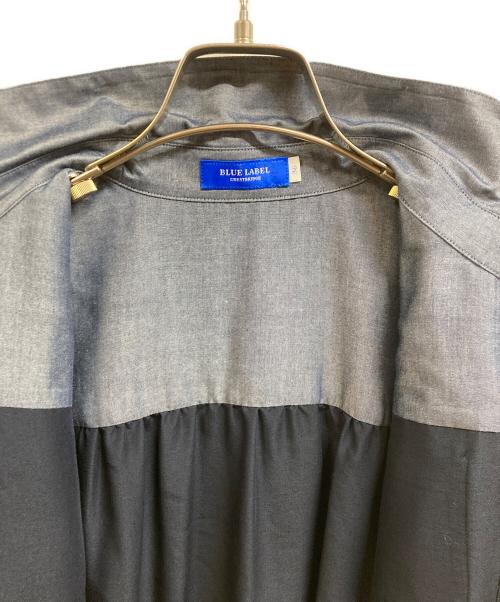 BLUE LABEL CRESTBRIDGE（ブルーレーベルクレストブリッジ）BLUE LABEL CRESTBRIDGE (ブルーレーベルクレストブリッジ) ライトドライ ダンガリーシャツドレス ネイビー サイズ:36の古着・服飾アイテム