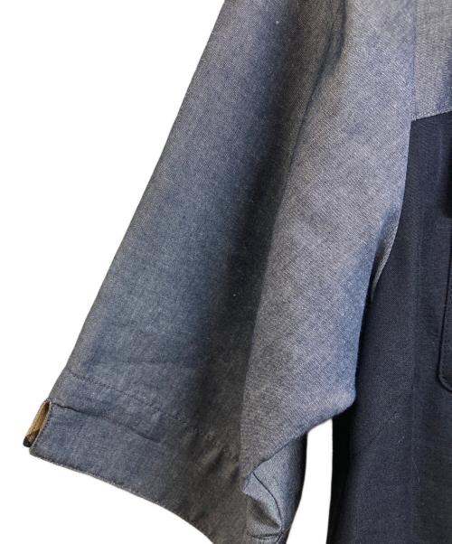 BLUE LABEL CRESTBRIDGE（ブルーレーベルクレストブリッジ）BLUE LABEL CRESTBRIDGE (ブルーレーベルクレストブリッジ) ライトドライ ダンガリーシャツドレス ネイビー サイズ:36の古着・服飾アイテム