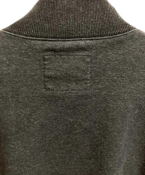 sacai（サカイ）sacai (サカイ) ナイロン切替スウェットフライトジャケット グレー サイズ:1の古着・服飾アイテム