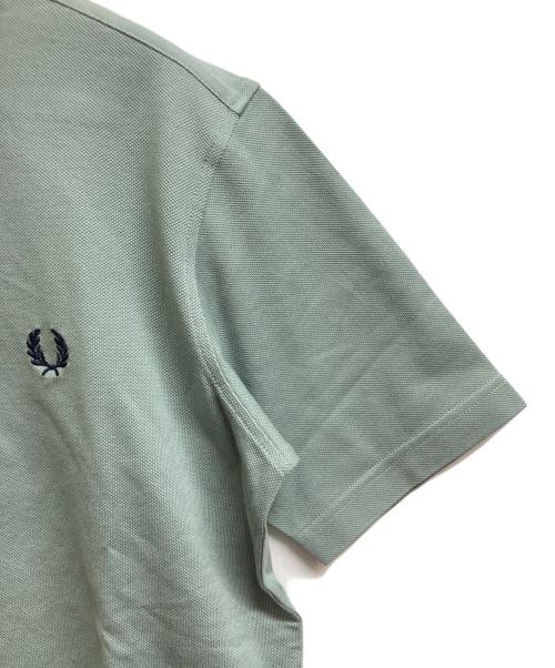 FRED PERRY（フレッドペリー）FRED PERRY (フレッドペリー) BEAMS (ビームス) 別注鹿の子シャツ グリーン サイズ:M 未使用品の古着・服飾アイテム