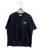 maison kitsuneメゾンキツネ）の古着「ハンドライティング コンフォート Tシャツ」｜ブラック