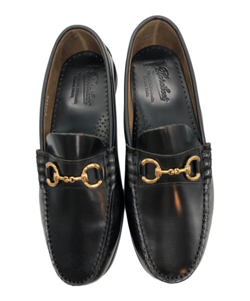 PARABOOT（パラブーツ）PARABOOT (パラブーツ) UNITED ARROWS (ユナイテッドアローズ) 別注ビットデッキローファー ブラック サイズ:8　1/2の古着・服飾アイテム