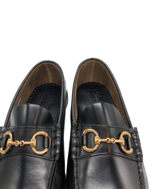 PARABOOT（パラブーツ）PARABOOT (パラブーツ) UNITED ARROWS (ユナイテッドアローズ) 別注ビットデッキローファー ブラック サイズ:8　1/2の古着・服飾アイテム