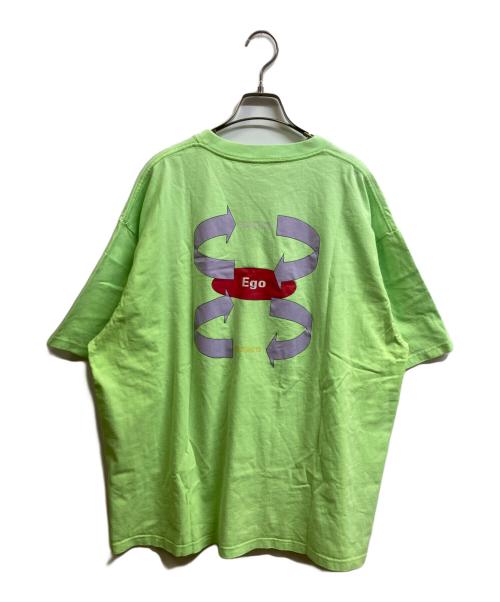 BALENCIAGA（バレンシアガ）BALENCIAGA (バレンシアガ) 18AW EGO OVERSIZED T-SHIRT グリーン サイズ:XSの古着・服飾アイテム