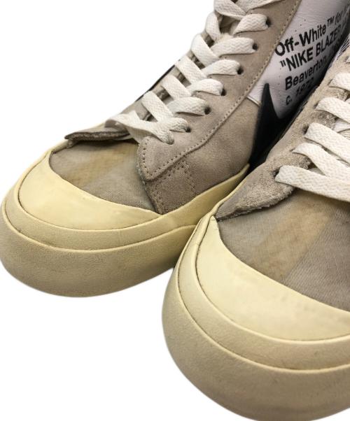 NIKE（ナイキ）NIKE (ナイキ) OFFWHITE (オフホワイト) ハイカットスニーカー ホワイト サイズ:US9の古着・服飾アイテム