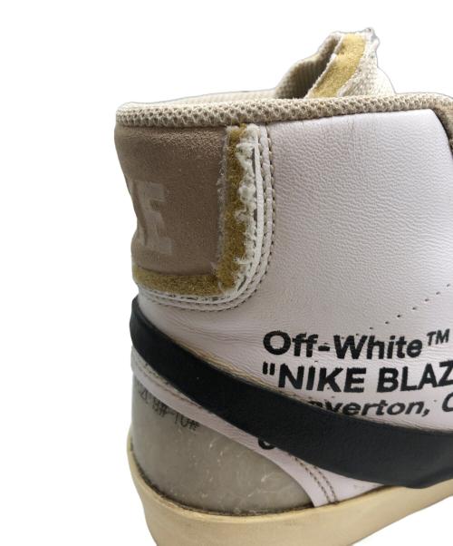 NIKE（ナイキ）NIKE (ナイキ) OFFWHITE (オフホワイト) ハイカットスニーカー ホワイト サイズ:US9の古着・服飾アイテム