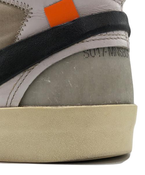 NIKE（ナイキ）NIKE (ナイキ) OFFWHITE (オフホワイト) ハイカットスニーカー ホワイト サイズ:US9の古着・服飾アイテム