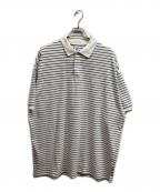 KEBOZケボズ）の古着「COLLAR BORDER S/S TEE」｜ホワイト