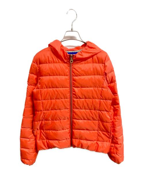 BURBERRY BLUE LABEL（バーバリーロンドンブルーレーベル）BURBERRY BLUE LABEL (バーバリーロンドンブルーレーベル) ダウンジャケット オレンジ サイズ:38の古着・服飾アイテム