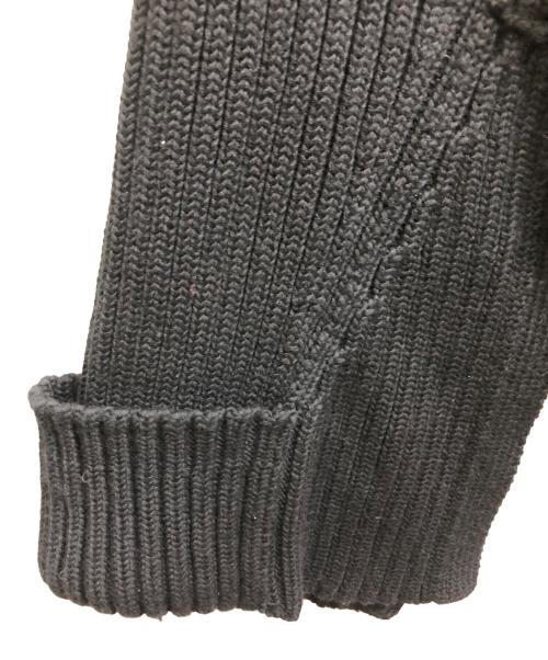 YOHJI YAMAMOTO（ヨウジヤマモト）YOHJI YAMAMOTO (ヨウジヤマモト) デザインタートルネックニット ブラック サイズ:2の古着・服飾アイテム