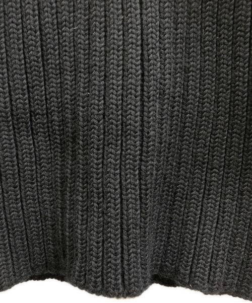 YOHJI YAMAMOTO（ヨウジヤマモト）YOHJI YAMAMOTO (ヨウジヤマモト) デザインタートルネックニット ブラック サイズ:2の古着・服飾アイテム