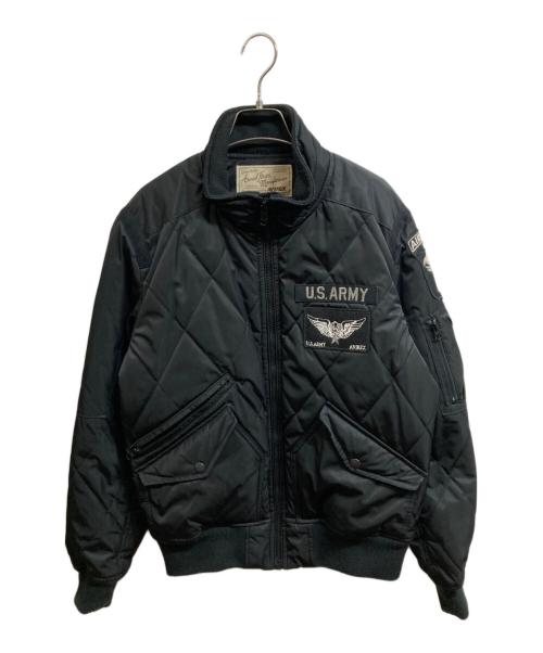 AVIREX（アヴィレックス）AVIREX (アヴィレックス) フライトジャケット ブラック サイズ:Lの古着・服飾アイテム