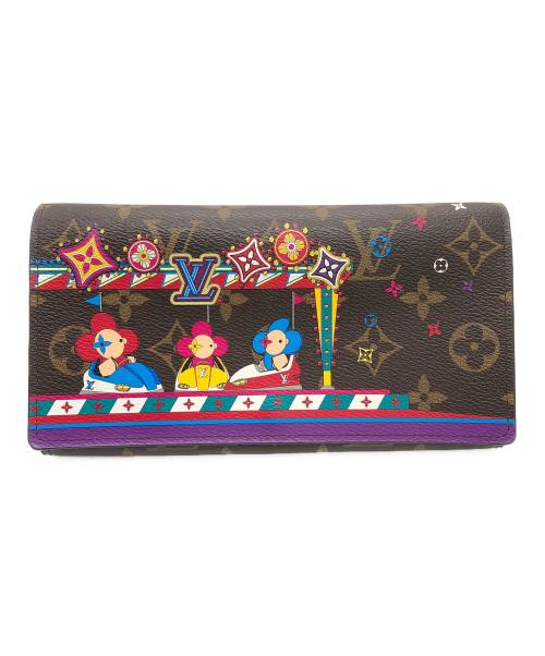LOUIS VUITTON（ルイ ヴィトン）LOUIS VUITTON (ルイ ヴィトン) ポルトフォイユサラNM ブラウンの古着・服飾アイテム