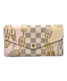 LOUIS VUITTON（ルイ ヴィトン）の古着「ノーティカル ポルトフォイユ・サラ」｜ホワイト