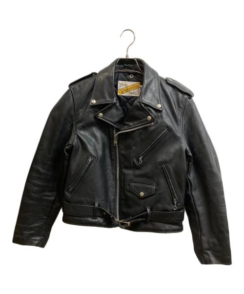 Schott（ショット）Schott (ショット) 618ダブルライダースジャケット ブラック サイズ:40の古着・服飾アイテム