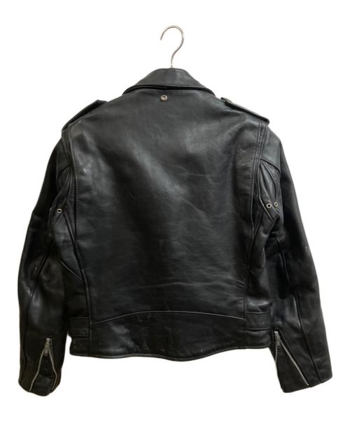 Schott（ショット）Schott (ショット) 618ダブルライダースジャケット ブラック サイズ:40の古着・服飾アイテム