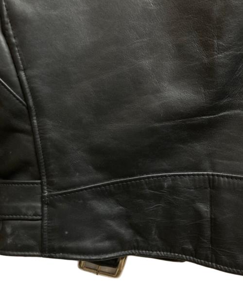 Schott（ショット）Schott (ショット) 618ダブルライダースジャケット ブラック サイズ:40の古着・服飾アイテム