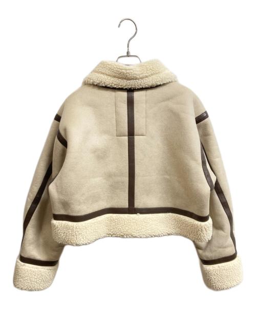 ALPHA（アルファ）ALPHA (アルファ) Snidel (スナイデル) B-3 ショートジャケット ベージュの古着・服飾アイテム