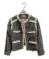 L'Or（ロル）の古着「Fringe Tweed Jacket」｜ブラック