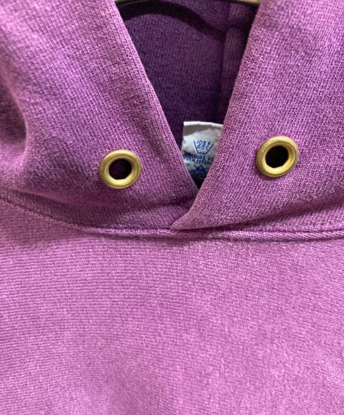 Champion REVERSE WEAVE（チャンピオン リバース ウィーブ）Champion REVERSE WEAVE (チャンピオン リバース ウィーブ) 90s ロゴ刺繍 プルオーバーパーカー パープル サイズ:Mの古着・服飾アイテム
