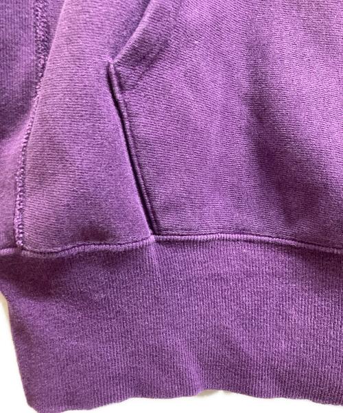 Champion REVERSE WEAVE（チャンピオン リバース ウィーブ）Champion REVERSE WEAVE (チャンピオン リバース ウィーブ) 90s ロゴ刺繍 プルオーバーパーカー パープル サイズ:Mの古着・服飾アイテム