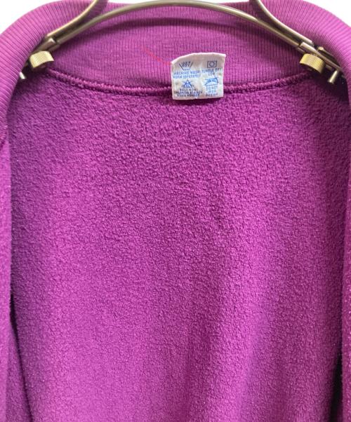 Champion REVERSE WEAVE（チャンピオン リバース ウィーブ）Champion REVERSE WEAVE (チャンピオン リバース ウィーブ) 90s スナップカーディガン パープル サイズ:Mの古着・服飾アイテム