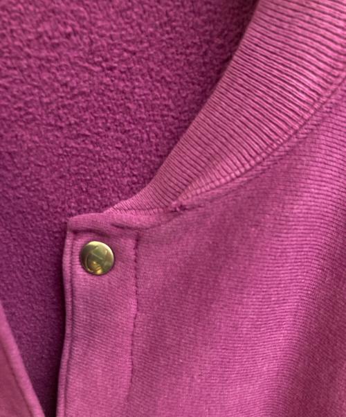 Champion REVERSE WEAVE（チャンピオン リバース ウィーブ）Champion REVERSE WEAVE (チャンピオン リバース ウィーブ) 90s スナップカーディガン パープル サイズ:Mの古着・服飾アイテム