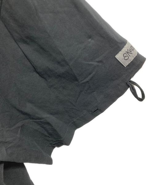 SKOOT（スクート）SKOOT (スクート) ダメージ加工プリントTシャツ ブラック サイズ:Freeの古着・服飾アイテム