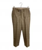 PHIGVEL MAKERSフィグベルマーカーズ）の古着「ウールタックパンツ」｜ブラウン