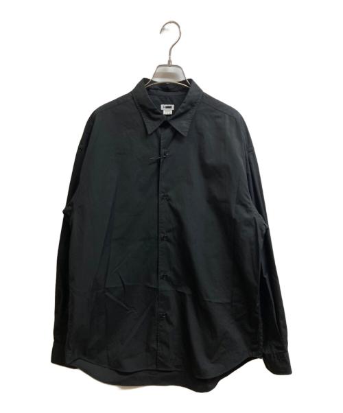 H BEAUTY&YOUTH（エイチ ビューティー&ユース）H BEAUTY&YOUTH (エイチ ビューティー&ユース) Thomas Masonレギュラーカラーバルーンシャツ ブラック サイズ:Mの古着・服飾アイテム