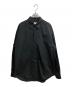H BEAUTY&YOUTH（エイチ ビューティー&ユース）の古着「Thomas Masonレギュラーカラーバルーンシャツ」｜ブラック