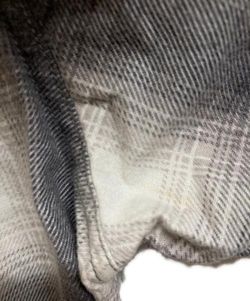 NUMBER (N)INE（ナンバーナイン）NUMBER (N)INE (ナンバーナイン) オンブレチェックウエスタンシャツ グレー サイズ:2の古着・服飾アイテム