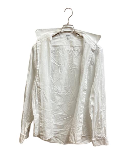LOEWE（ロエベ）LOEWE (ロエベ) ANAGRAM POCKET SHIRT ホワイト サイズ:40の古着・服飾アイテム